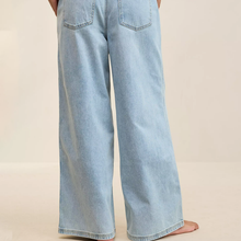 Load image into Gallery viewer, Daydream Denim Drawstring Pull‑On Wide‑Leg Pants Trousers