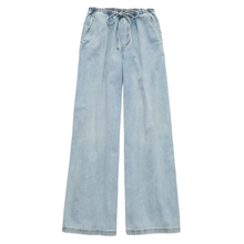 Load image into Gallery viewer, Daydream Denim Drawstring Pull‑On Wide‑Leg Pants Trousers